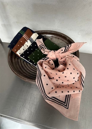 Devi Cotta scarf Naval Academy Blue Becksøndergaard